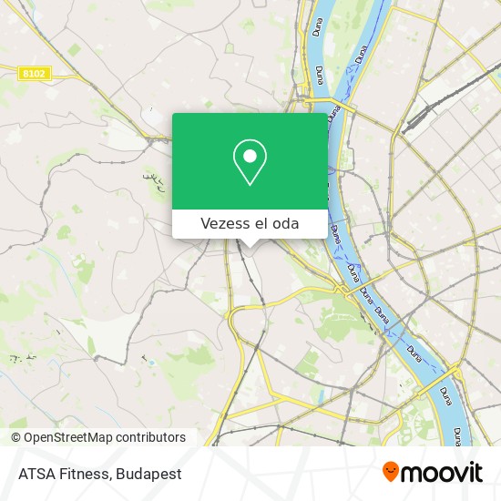 ATSA Fitness térkép