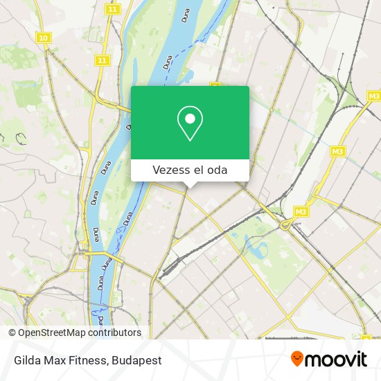 Gilda Max Fitness térkép
