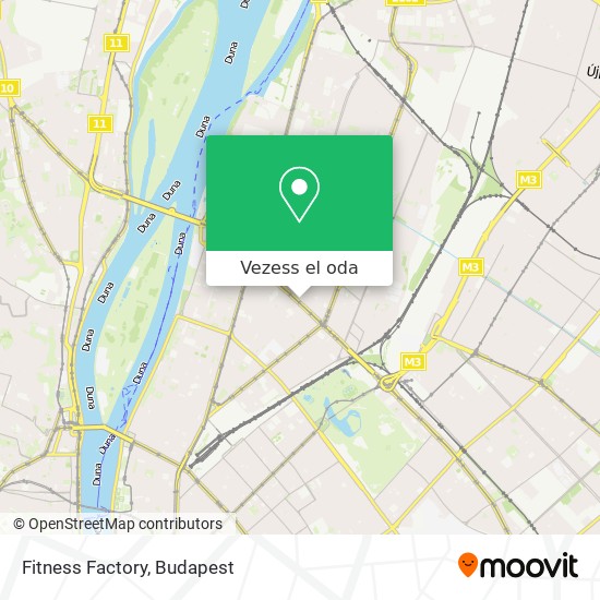 Fitness Factory térkép
