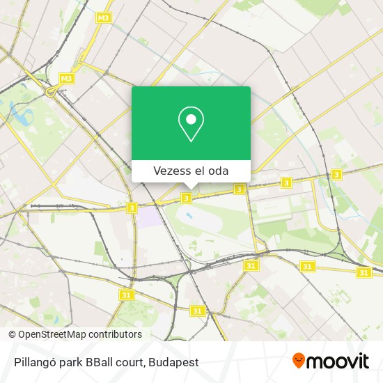 Pillangó park BBall court térkép