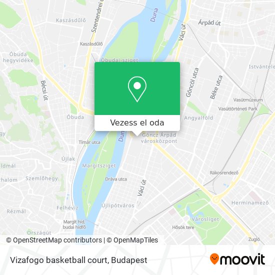 Vizafogo basketball court térkép