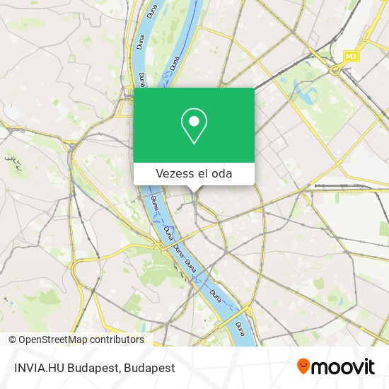 INVIA.HU Budapest térkép