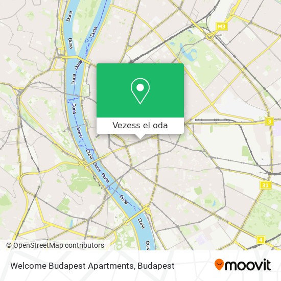 Welcome Budapest Apartments térkép