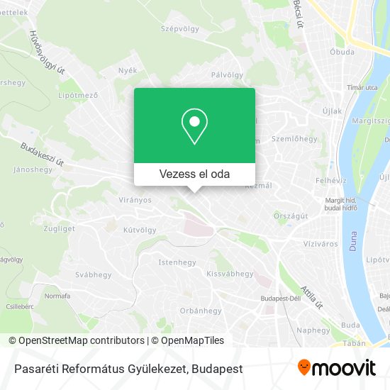 Pasaréti Református Gyülekezet térkép