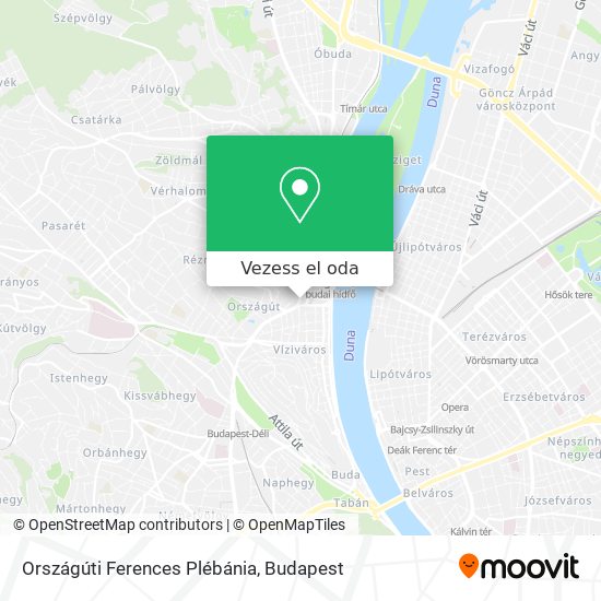 Országúti Ferences Plébánia térkép