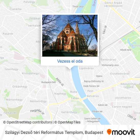 Szilágyi Dezső téri Református Templom térkép