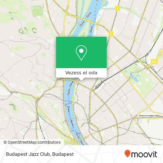 Budapest Jazz Club térkép