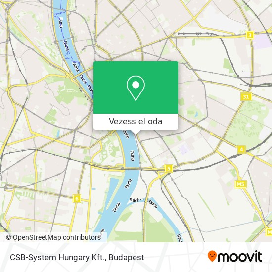 CSB-System Hungary Kft. térkép