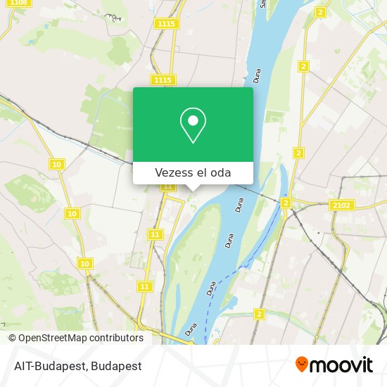 AIT-Budapest térkép