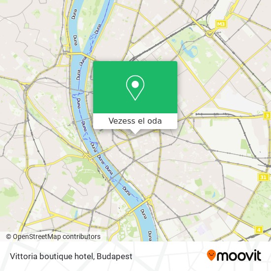 Vittoria boutique hotel térkép
