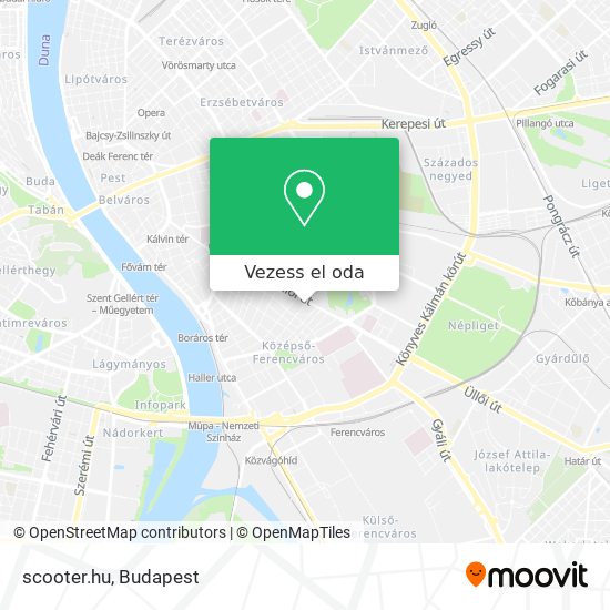 scooter.hu térkép