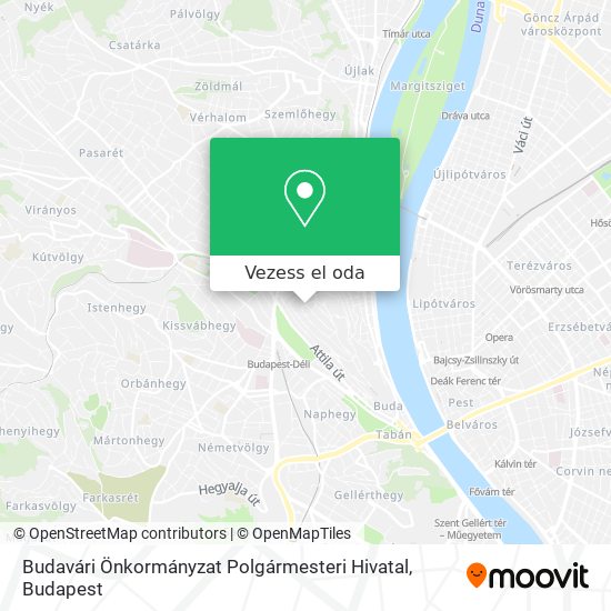 Budavári Önkormányzat Polgármesteri Hivatal térkép