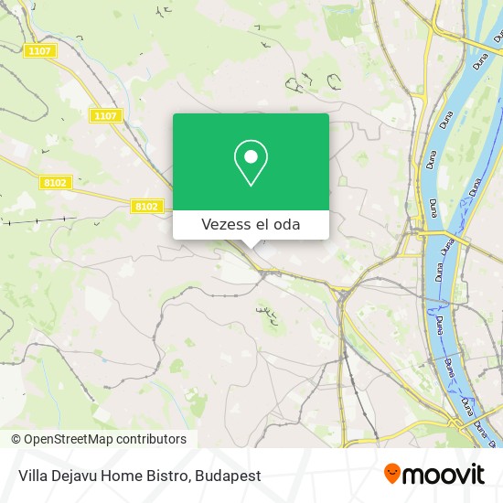 Villa Dejavu Home Bistro térkép