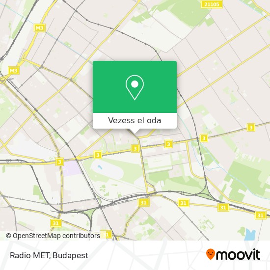 Radio MET térkép