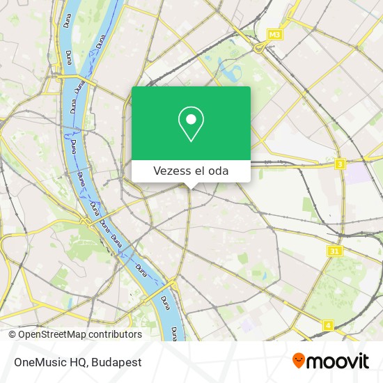 OneMusic HQ térkép