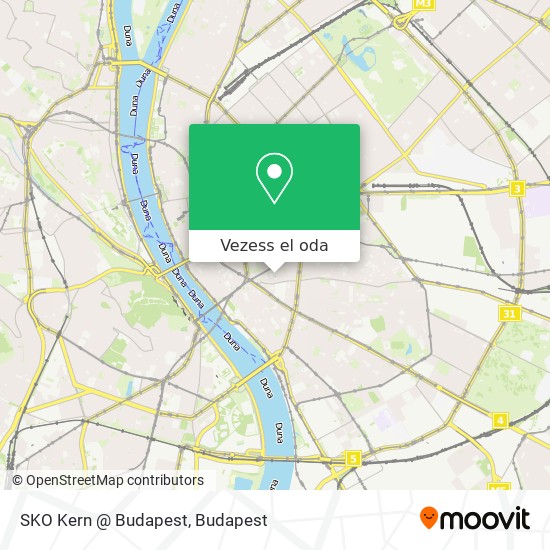 SKO Kern @ Budapest térkép