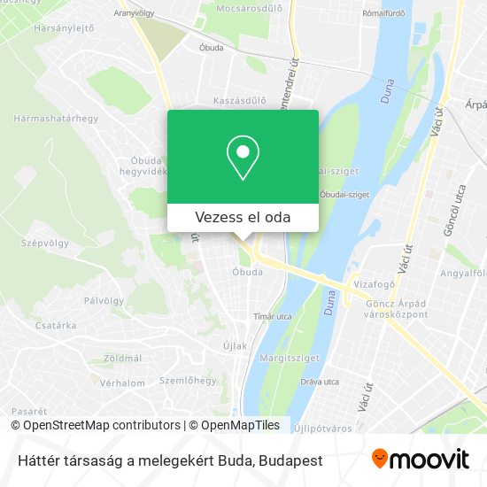 Háttér társaság a melegekért Buda térkép