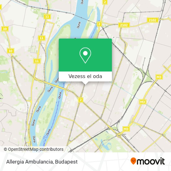 Allergia Ambulancia térkép