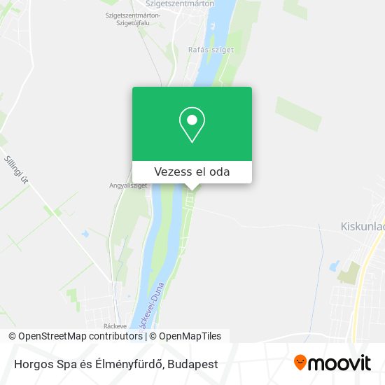 Horgos Spa és Élményfürdő térkép