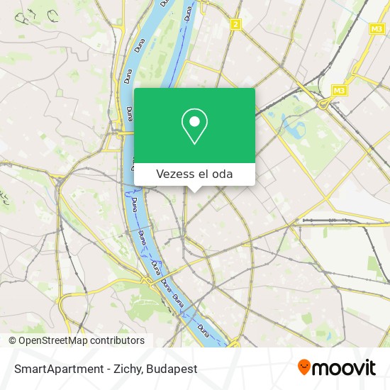 SmartApartment - Zichy térkép