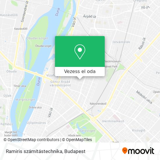 Ramiris számítástechnika térkép