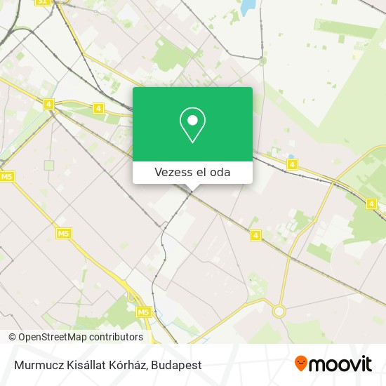 Murmucz Kisállat Kórház térkép