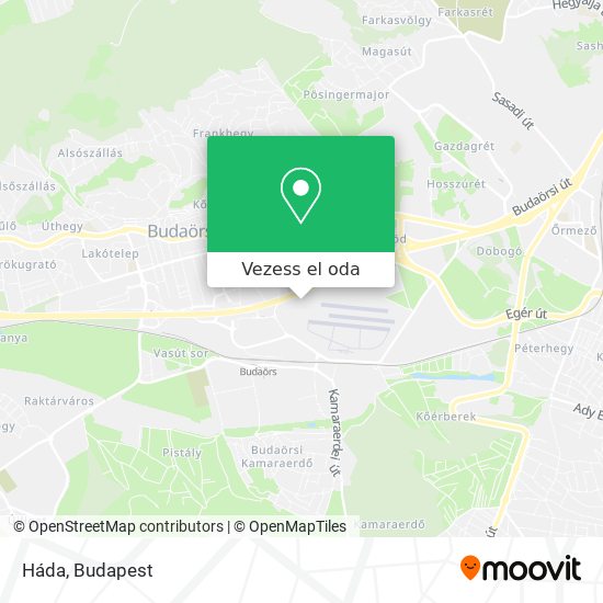 Háda térkép