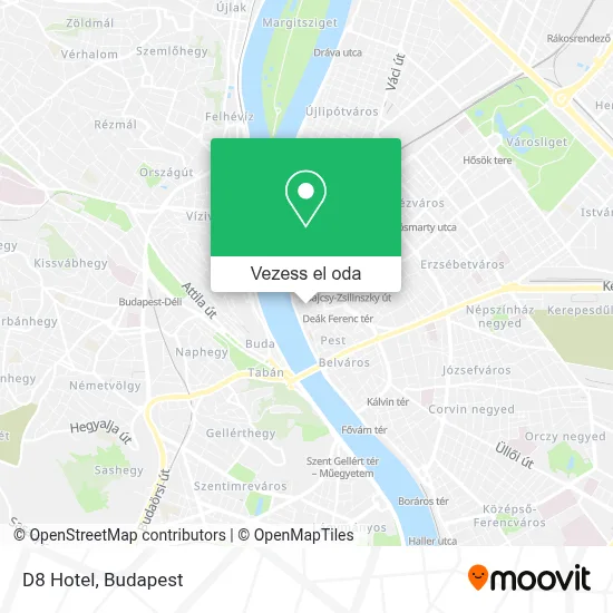 D8 Hotel térkép