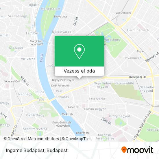 Ingame Budapest térkép