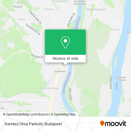 Kertész Utca Parkoló térkép