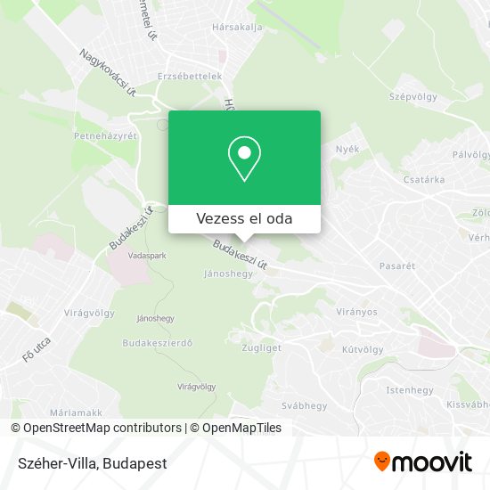 Széher-Villa térkép