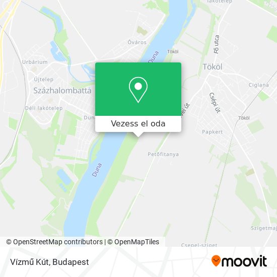 Vízmű Kút térkép
