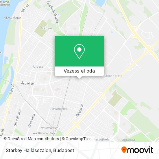 Starkey Hallásszalon térkép