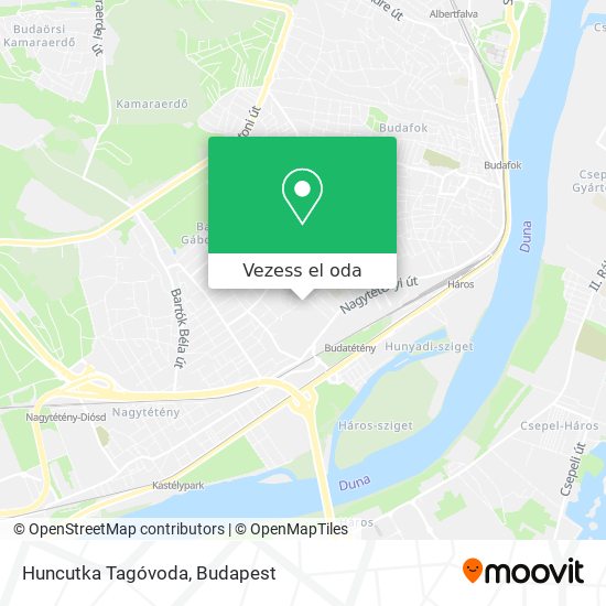 Huncutka Tagóvoda térkép
