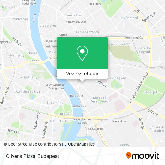Oliver's Pizza térkép