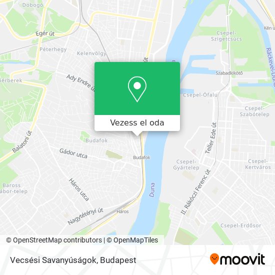 Vecsési Savanyúságok térkép