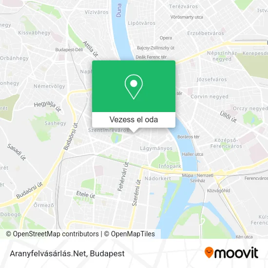Aranyfelvásárlás.Net térkép