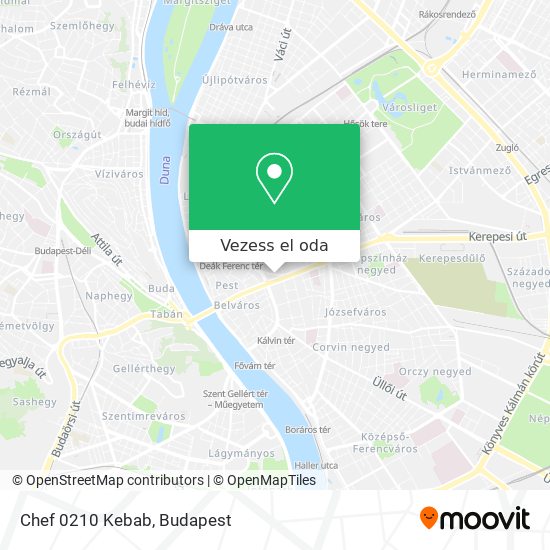 Chef 0210 Kebab térkép