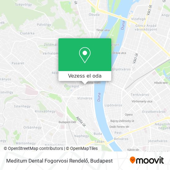 Meditum Dental Fogorvosi Rendelő térkép