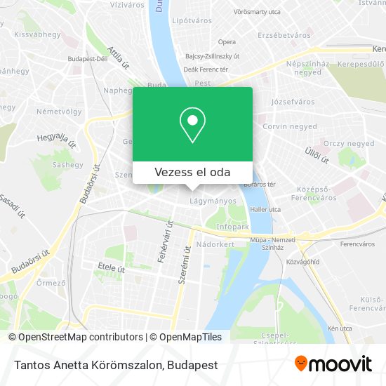 Tantos Anetta Körömszalon térkép