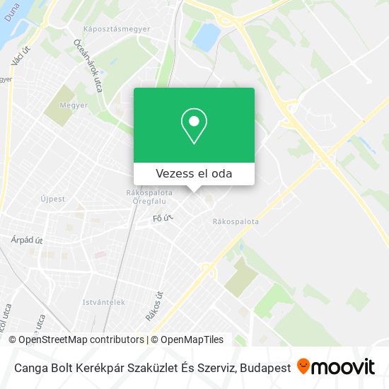 Canga Bolt Kerékpár Szaküzlet És Szerviz térkép