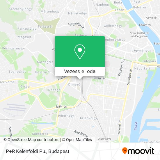P+R Kelenföldi Pu. térkép