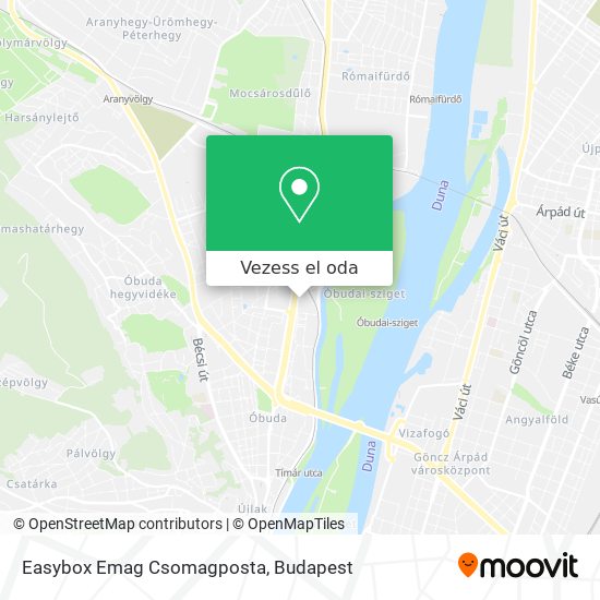 Easybox Emag Csomagposta térkép