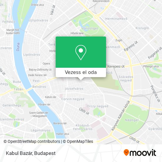 Kabul Bazár térkép