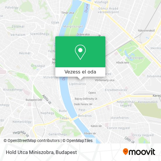 Hold Utca Miniszobra térkép