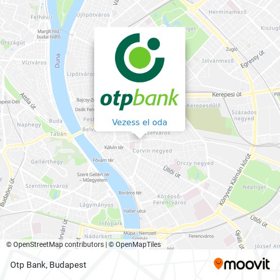 Otp Bank térkép