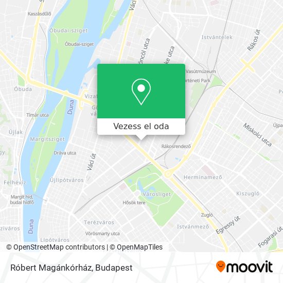Róbert Magánkórház térkép