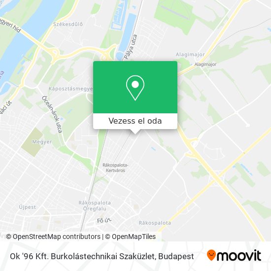 Ok '96 Kft. Burkolástechnikai Szaküzlet térkép