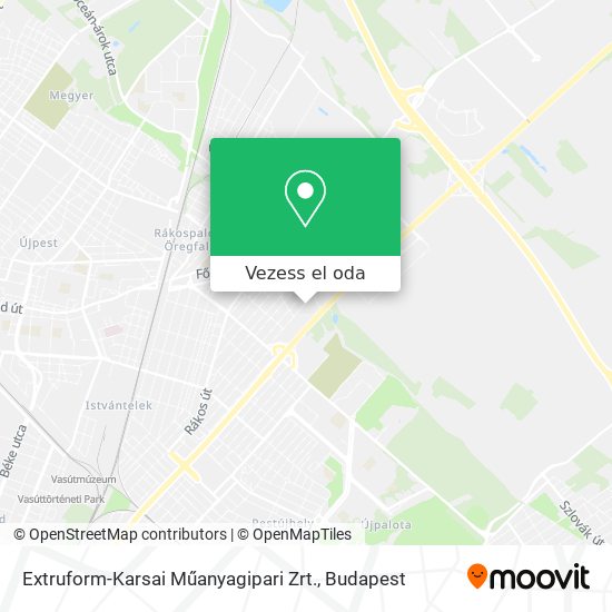Extruform-Karsai Műanyagipari Zrt. térkép