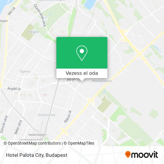 Hotel Palota City térkép
